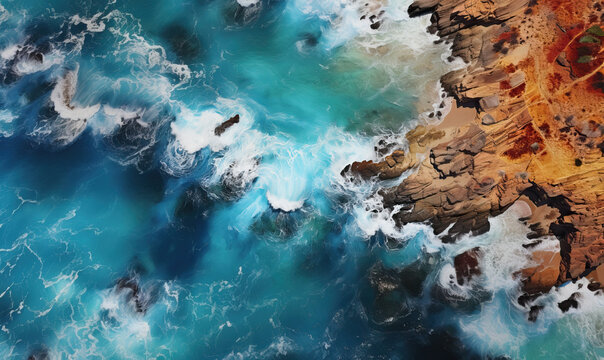 Abstract natural texture, earth texture, top view.