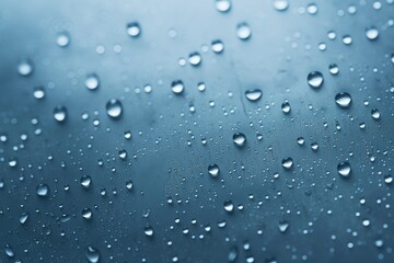 Raindrops on Glass, mood setting - AI Generated