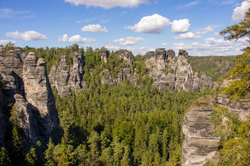 Nationalpark Sächsische Schweiz bei der Bastei