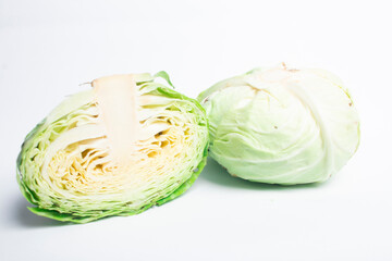 cabbage vegetable isolated on a white background
