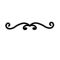 curl divider decoration