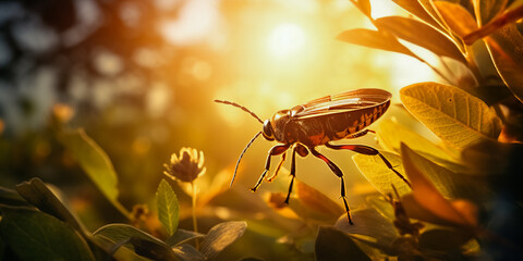 Close - up of insect - obrazy, fototapety, plakaty