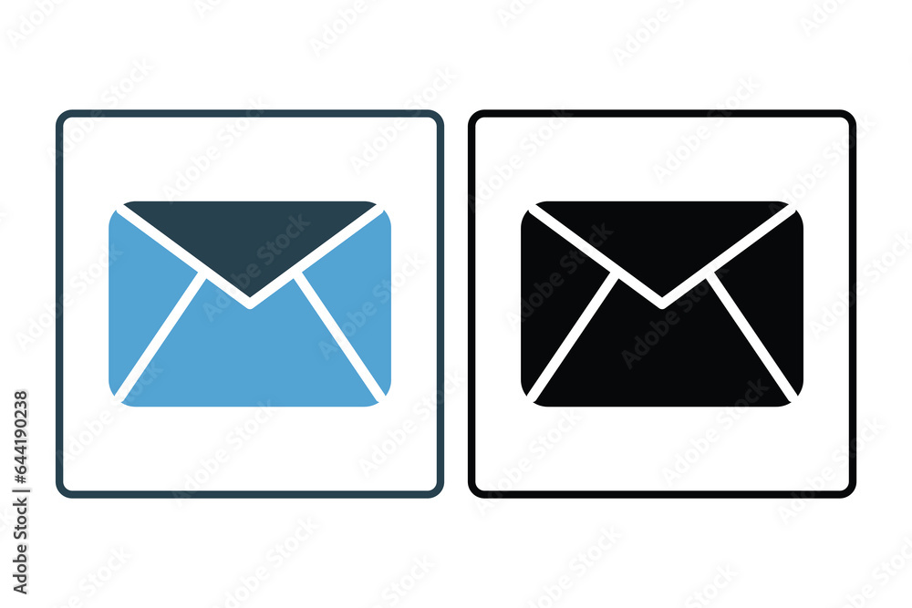 Poster envelope bubble icon. icon related to communication. suitable for web site design, app, user interfa