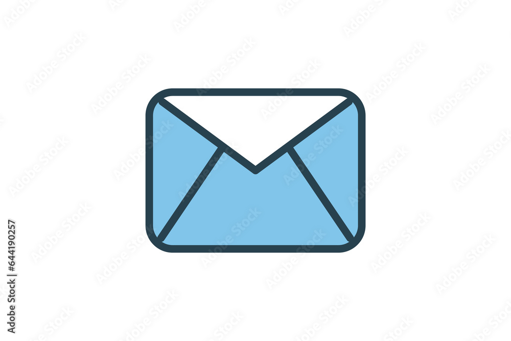 Poster envelope bubble icon. icon related to communication. suitable for web site design, app, user interfa