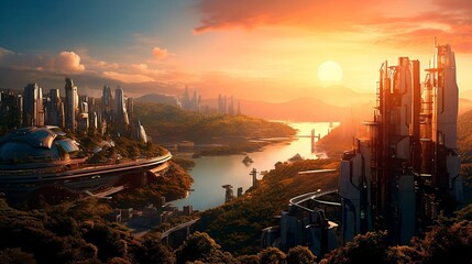 Metropolis of the Future: A Glimpse into Tomorrow's Skyline