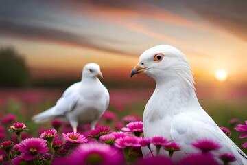 Fototapeta premium pigeons in the city