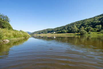 Obraz premium Elbe bei Bad-Schandau