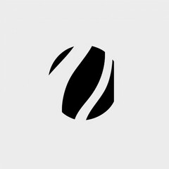 abstract logo design, abstract black and white icon, abstract logo design, 