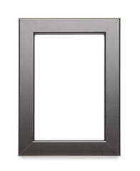 Blank picture frame on white background