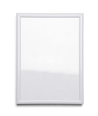 Blank picture frame on white background