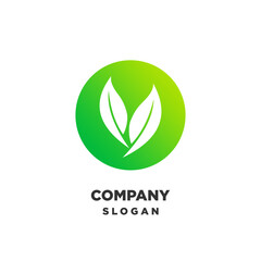 LEAF ICON LOGO VECTOR TEMPLATE