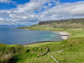 Tranquil Sandy Bay Scottish Island