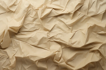 Crumpled brown paper background or texture