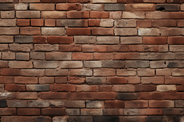 Fototapeta premium Red old brick background and texture.