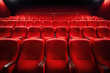 Rows of Red Seats: Theater Awaits