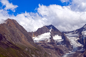 Die Ötztaler Alpen im Gurgler Kamm in Österreich