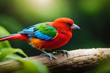 Obraz premium red headed bee eater