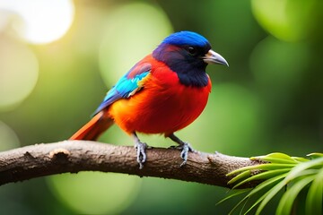 Obraz premium red headed bee eater