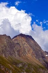 Fototapeta premium Die Ötztaler Alpen im Gurgler Kamm in Österreich