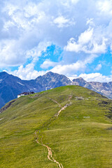 Fototapeta premium Die Ötztaler Alpen im Gurgler Kamm in Österreich
