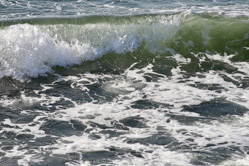 waves and foam