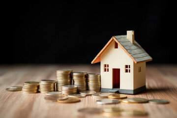 Investing in Real Estate: Savings and Mortgage Concept