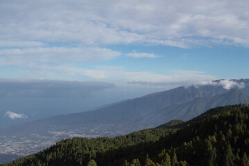 landscapes from the top of the mountains