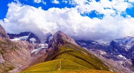 Die Ötztaler Alpen im Gurgler Kamm in Österreich