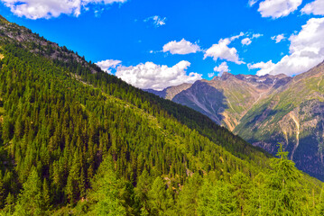 Obraz premium Die Stubaier Alpen, Tirol/Österreich
