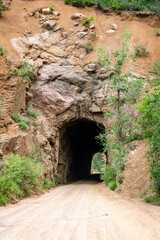 Tunnel on Gold Camp Road. Colorado Springs, Colorado.