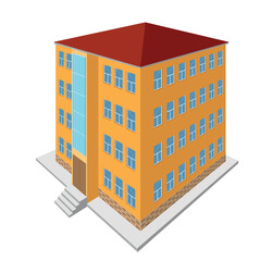 3d school of a building