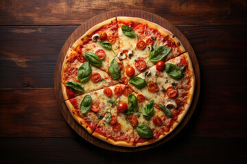 Pizza with vegetables