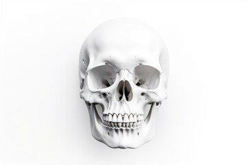 Fototapeta premium Skull on a white background