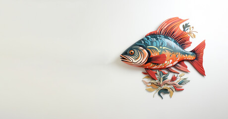 Obraz na płótnie Canvas colorful fish vector