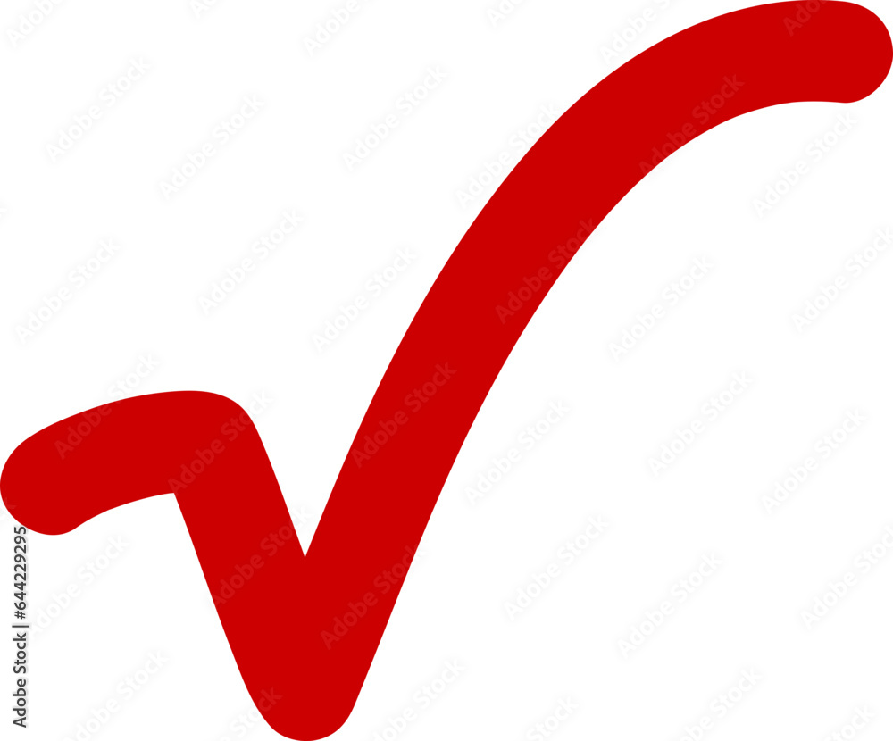 Poster check mark icon vector symbol design element.