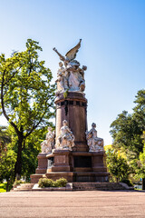 Monument Torcuato de Alvear at Plaza Francia in the Recoleta neighborhood of Buenos Aires, Argentina
