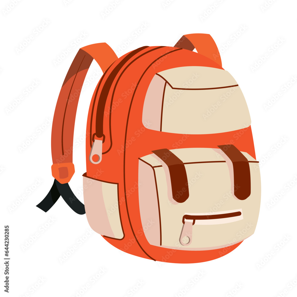 Canvas Prints back to school bag icon