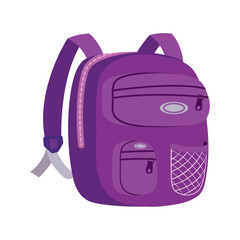 back to school backpack icon