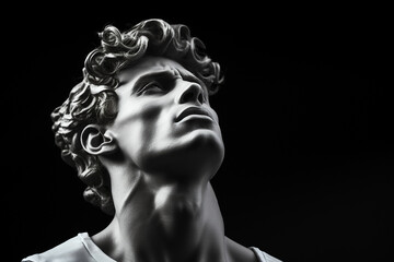 Apollon - in Greek and Roman mythology, the god of light, radiant, shining, patron of the arts. One of 12 supreme Olympic gods who live on Olympus, the Greek gods - obrazy, fototapety, plakaty