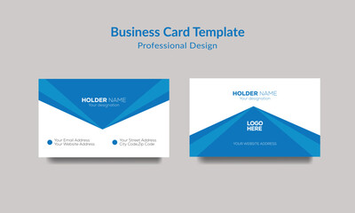 Simple Professional Business card design for personal and company identity.