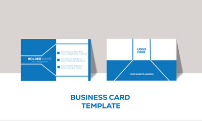 Simple Professional Business card design for personal and company identity.