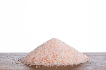 Pink Himalayan sea salt fine grain and crystals