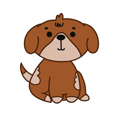 Dog Sit Smile