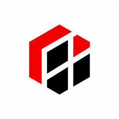 Unusual unique diamond logo design with arrow sign.