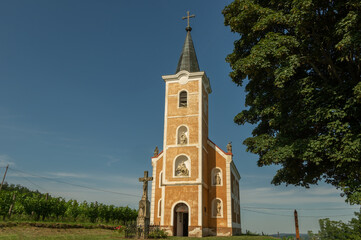 The Holy Name Of Virgin Mary chapel (Lengyel Kapolna) in Hegymagas, Hungary