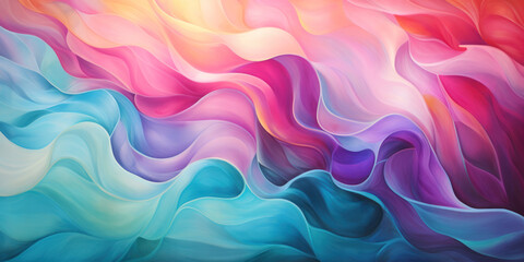 Abstract paint texture background, pattern of color waves and swirls