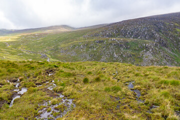 Trail in Wicklow mountain