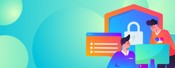 Business People Flat Vector Concept Operation Hand Drawn Illustration