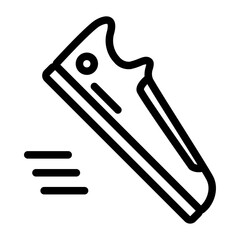 shoes icon line style vector