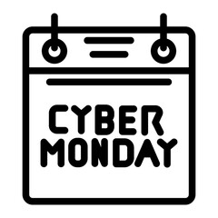 cyber monday calendar